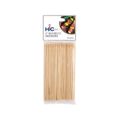 HIC 6" Bamboo Skewers