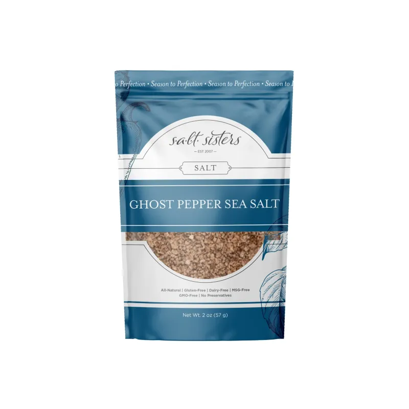 Ghost Pepper Sea Salt 2oz.