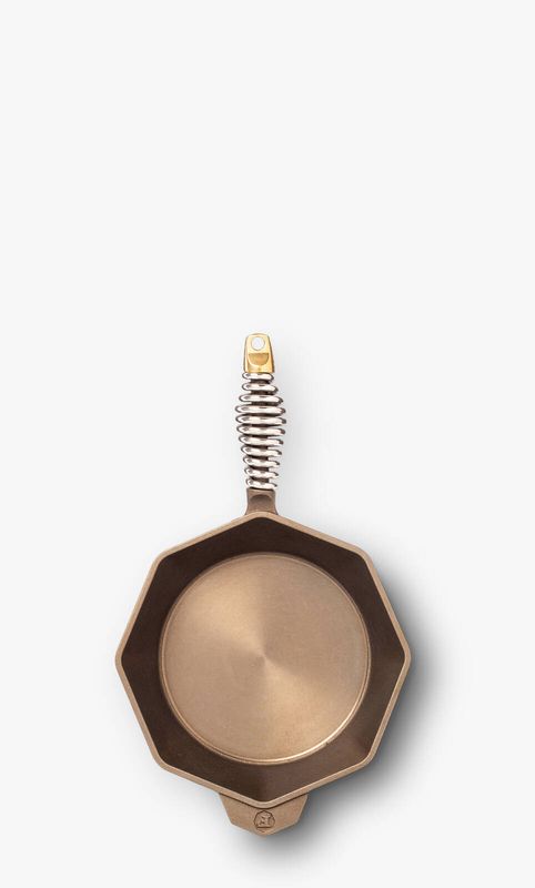 8" Assembled Cast-Iron Skillet w/lid