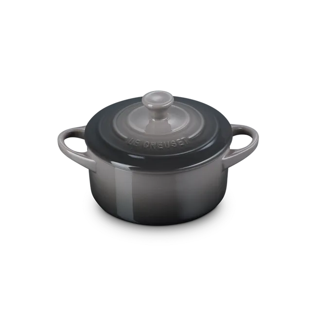 (Lg) Round Cocotte - Oyster 14oz