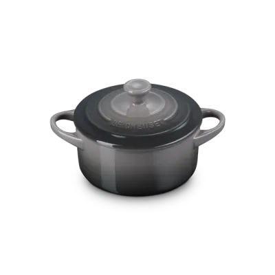 (Lg) Round Cocotte - Oyster 14oz