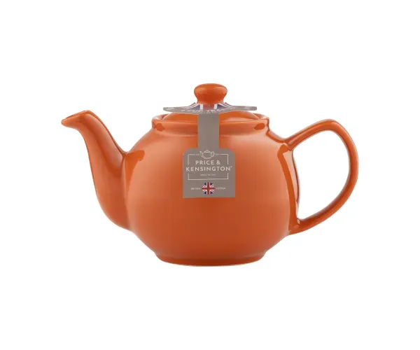 Burnt Orange 6c Teapot