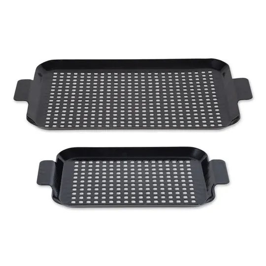 2pc Grill Topper Set