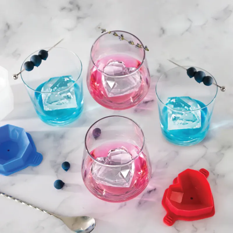 Heart/Diamond Ice Molds
