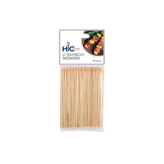 HIC 4" Bamboo Skewers