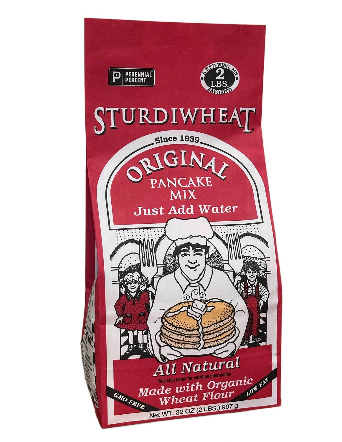 Sturdiwheat Orig Pancake Mix 32oz.