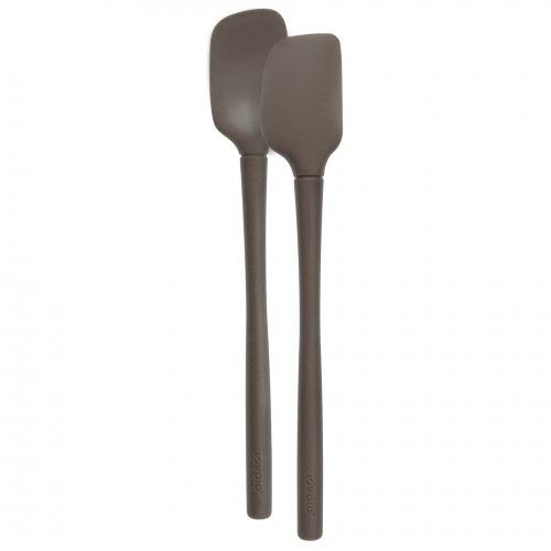 Flex-Core Silicone Mini Spatula &amp; Spoonula - Charcoal