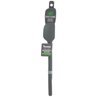 Flex-Core Silicone Mini Spatula &amp; Spoonula - Charcoal