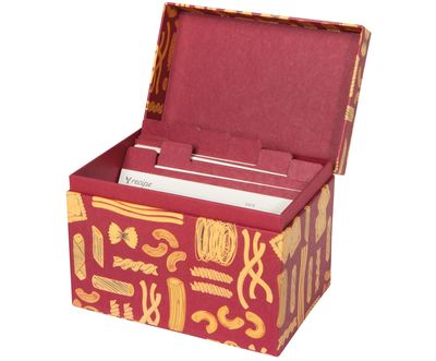 Recipe Card Box Buona Pasta