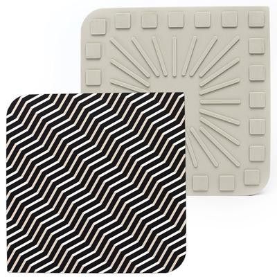 Giza-Black ZigZag Trivet