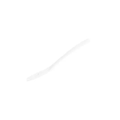 Melamine Mini Fork 7 3/4" White