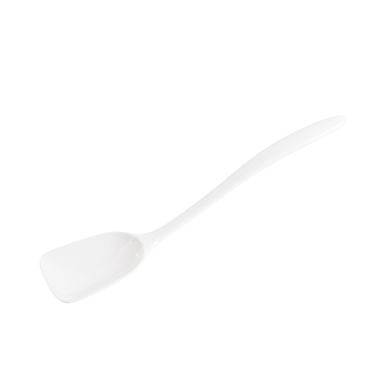Melamine Wide Angle Spoon 11" White