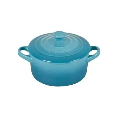 (Lg) Round Cocotte - Caribbean 14oz