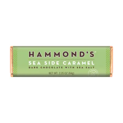 Sea Side Caramel Dark Chocolate Bar