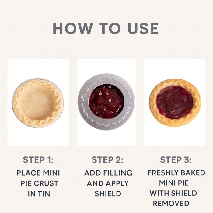 5" Mini Pie Crust Shield