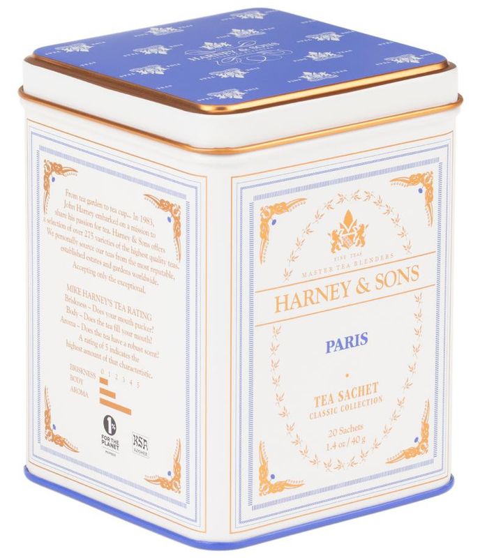 Classic Paris Sachets in White Tin