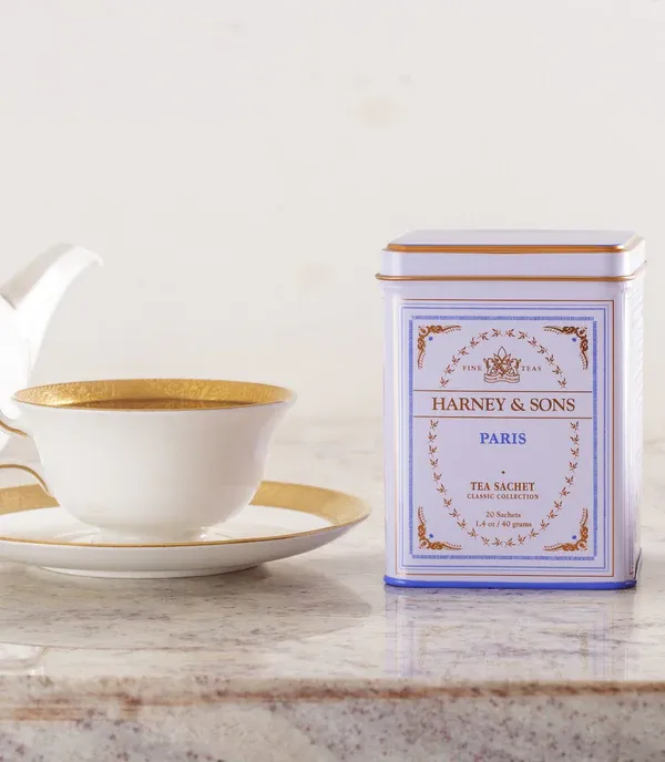 Classic Paris Sachets in White Tin