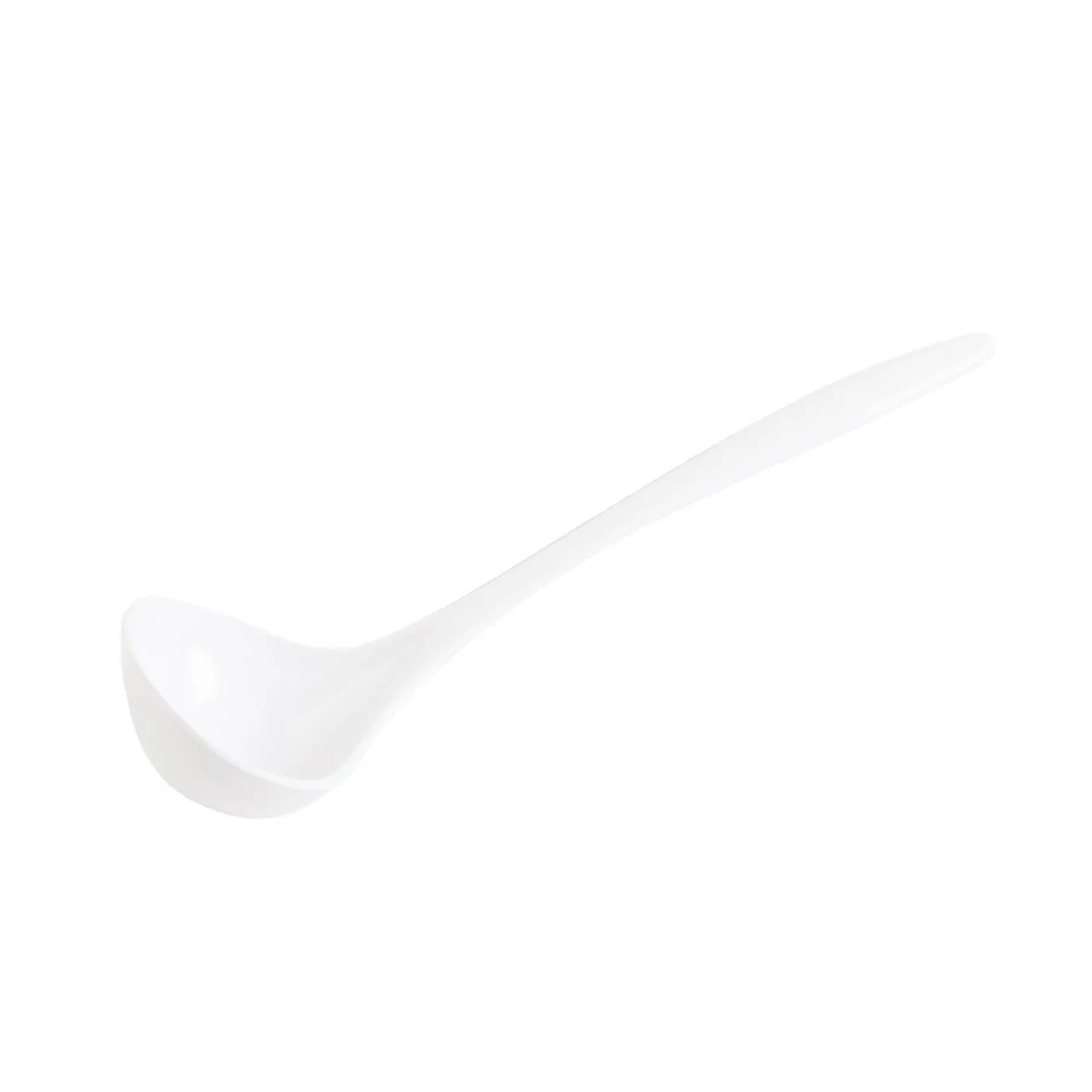 Melamine Soup Ladle 11" White