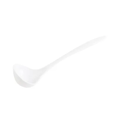 Melamine Soup Ladle 11" White
