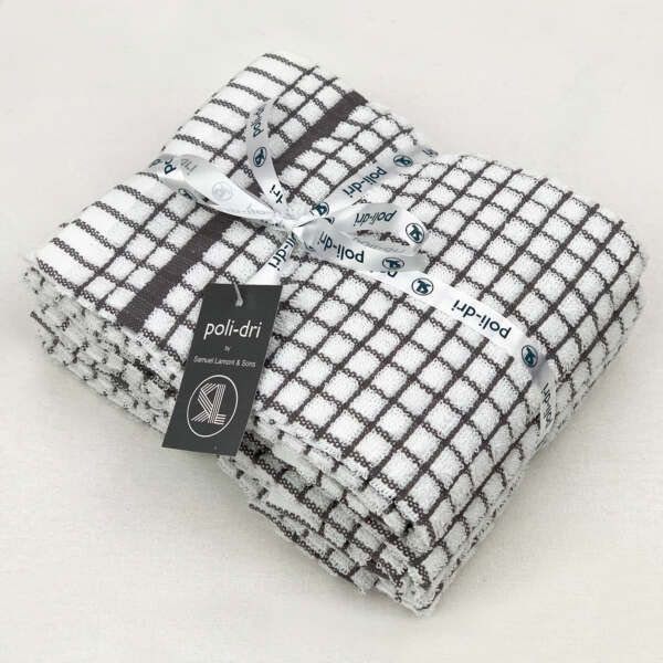 Poli Dri Tea Towel Grey