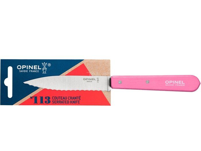 n113 Serrated Paring - Pink