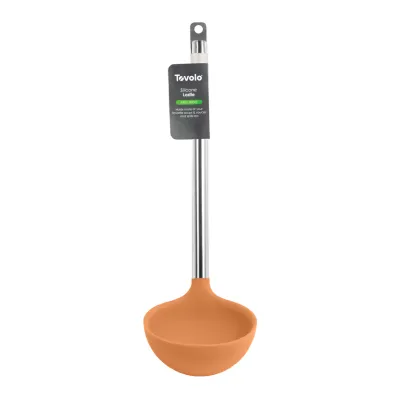 Silicone Ladle SS Handle Apricot