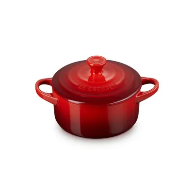 (Lg) Round Cocotte - Cerise 14oz