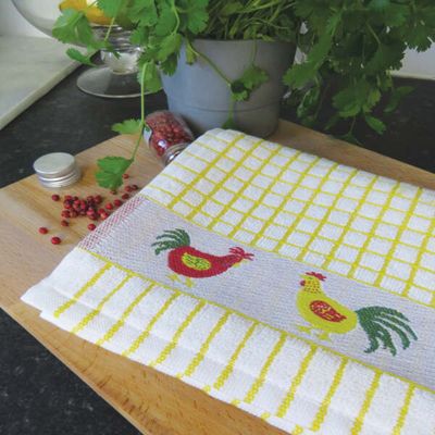 Poli Dri Tea Towel Chickens
