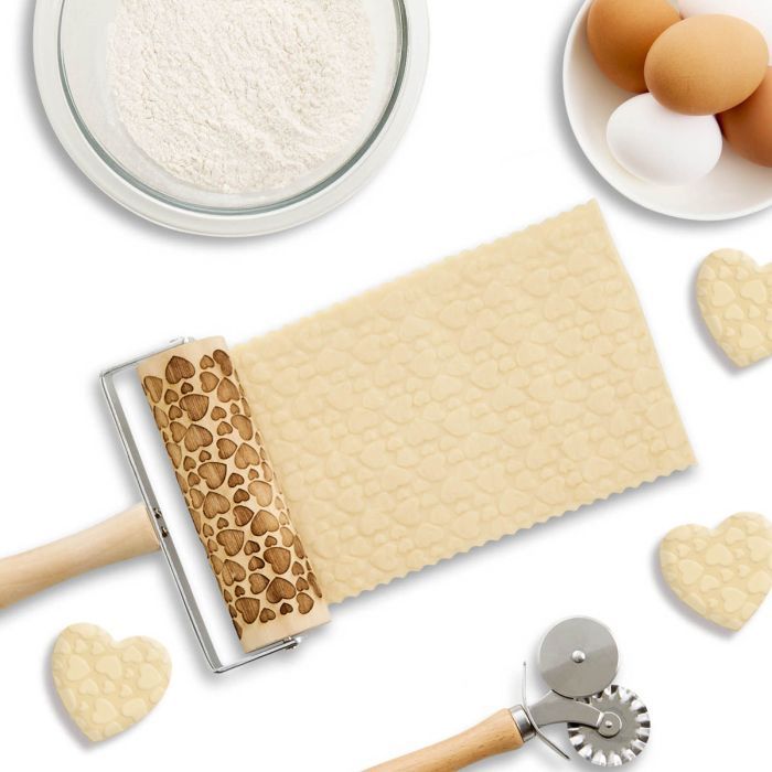 Mini Rolling Pin Hearts