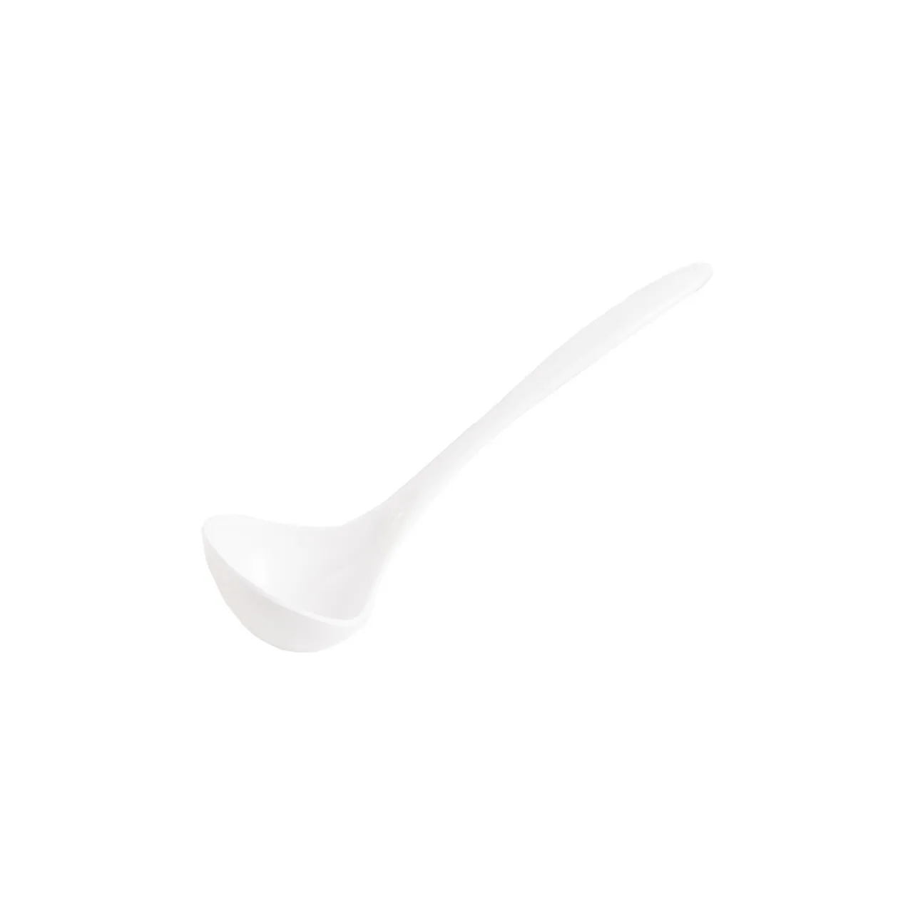 Melamine Mini Ladle 7 1/2" White