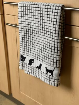 Poli Dri Tea Towel Cat