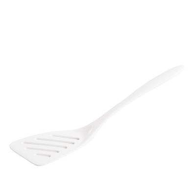 Melamine Slotted Turner 12 1/2" White