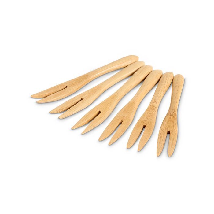 Bamboo Reusable Mini Forks