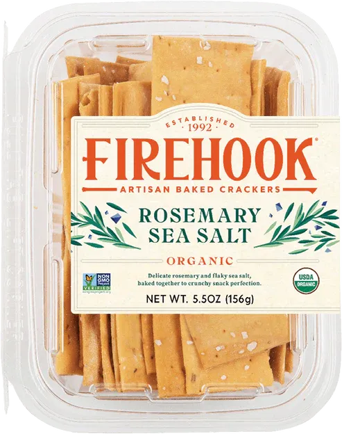 Firehook Rosemary Sea Salt Crackers