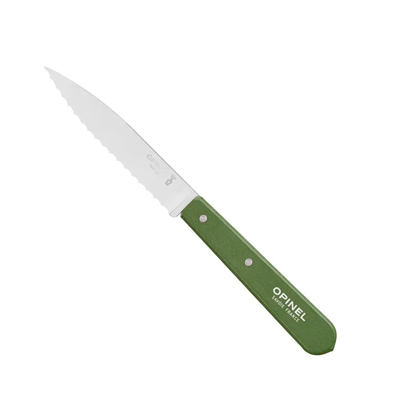 n113 Serrated Paring - Dark Green