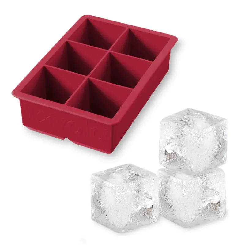King Cube Ice Tray - Cayenne