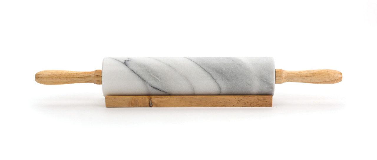 White Marble Rolling Pin