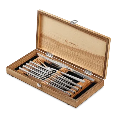 10-Piece Stainless Mignon Steak &amp; Carving Set