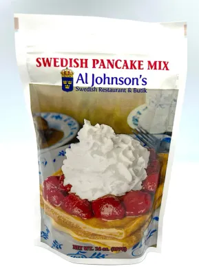 Al Johnson Swedish Pancake Mix 14oz.