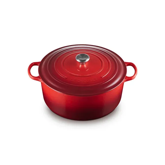 Signature Round Dutch Oven - Cerise 5.5 qt
