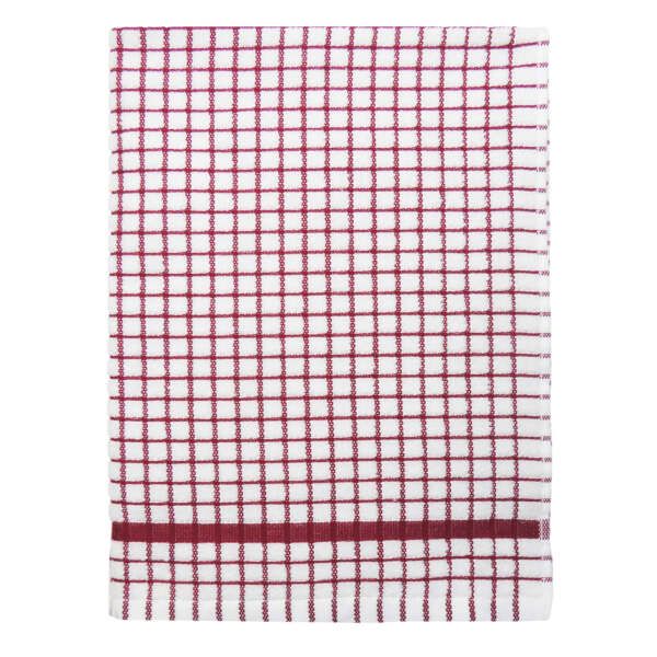 Poli Dri Tea Towel Burgundy
