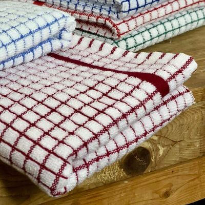 Poli Dri Tea Towel Burgundy