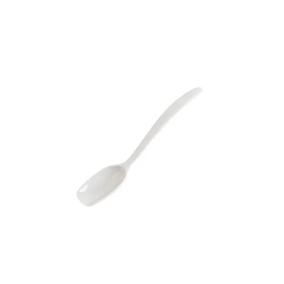 Melamine Mini Spoon 7 1/2" White