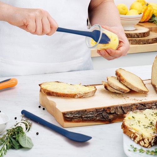 Flex-Core Silicone Mini Spatula &amp; Spoonula - Blue