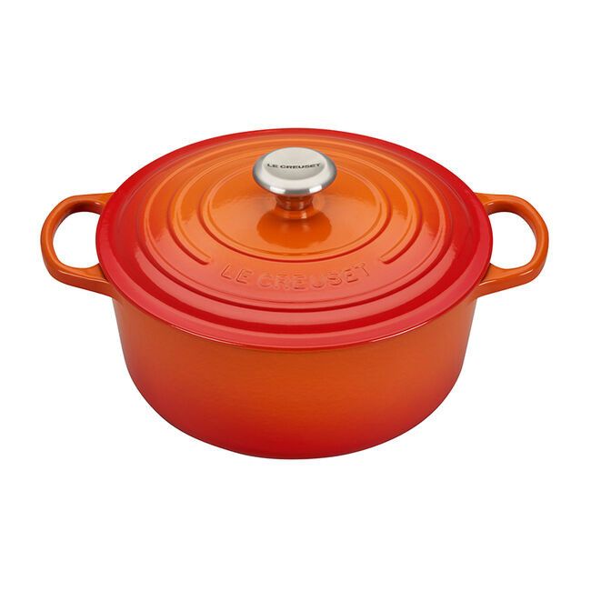Signature Round Dutch Oven - Flame 5.5 qt