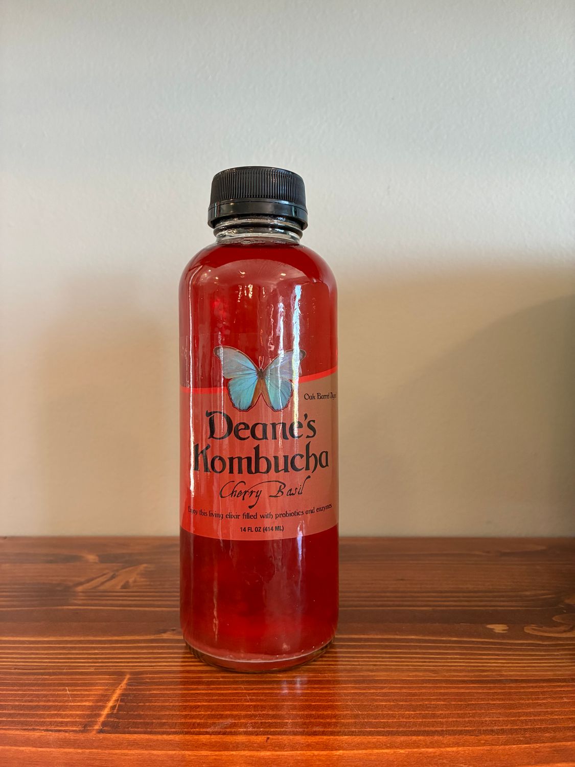 Deane's Kombucha Cherry Basil