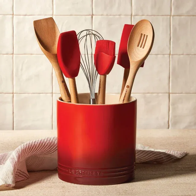 Signature Utensil Crock - Cerise 2.75qt