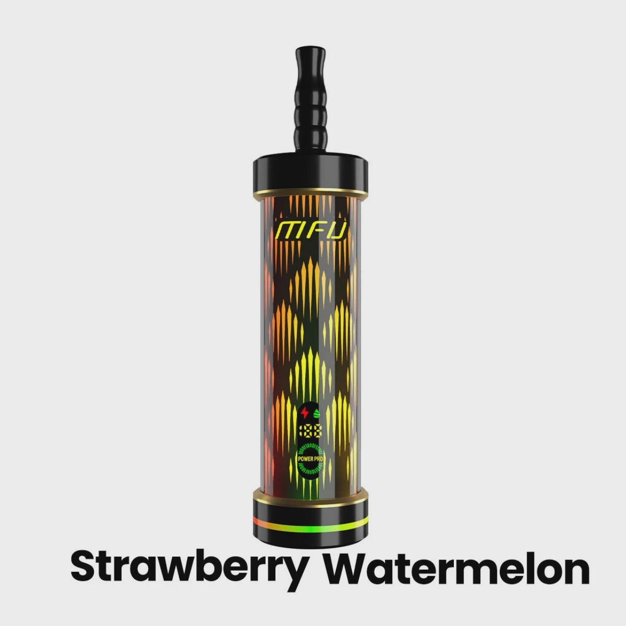 MFU SHISHA X2 Hookah Disposable 60K Puffs, Flavor: Strawberry Watermelon