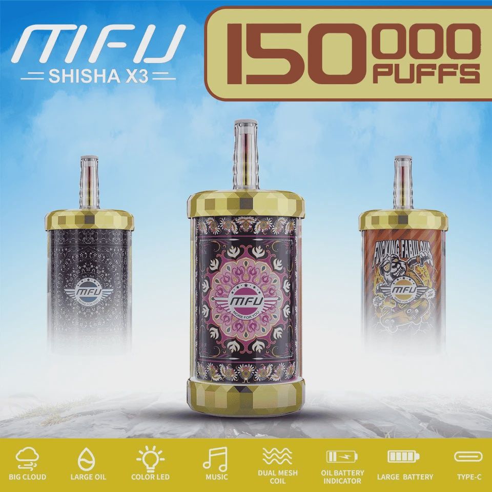 MFU SHISHA X3 Hookah Disposable 150K