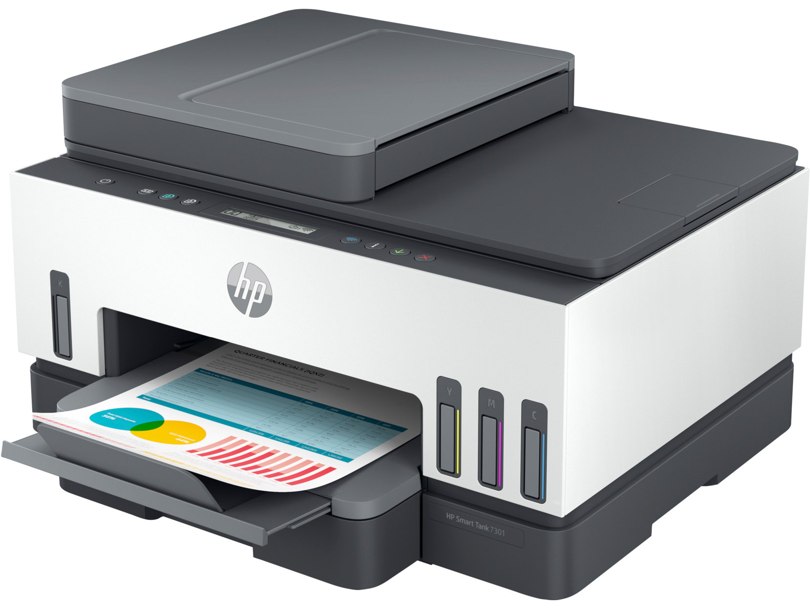HP Smart Tank 7301 All-in-One Printer, AI-enabled image 2